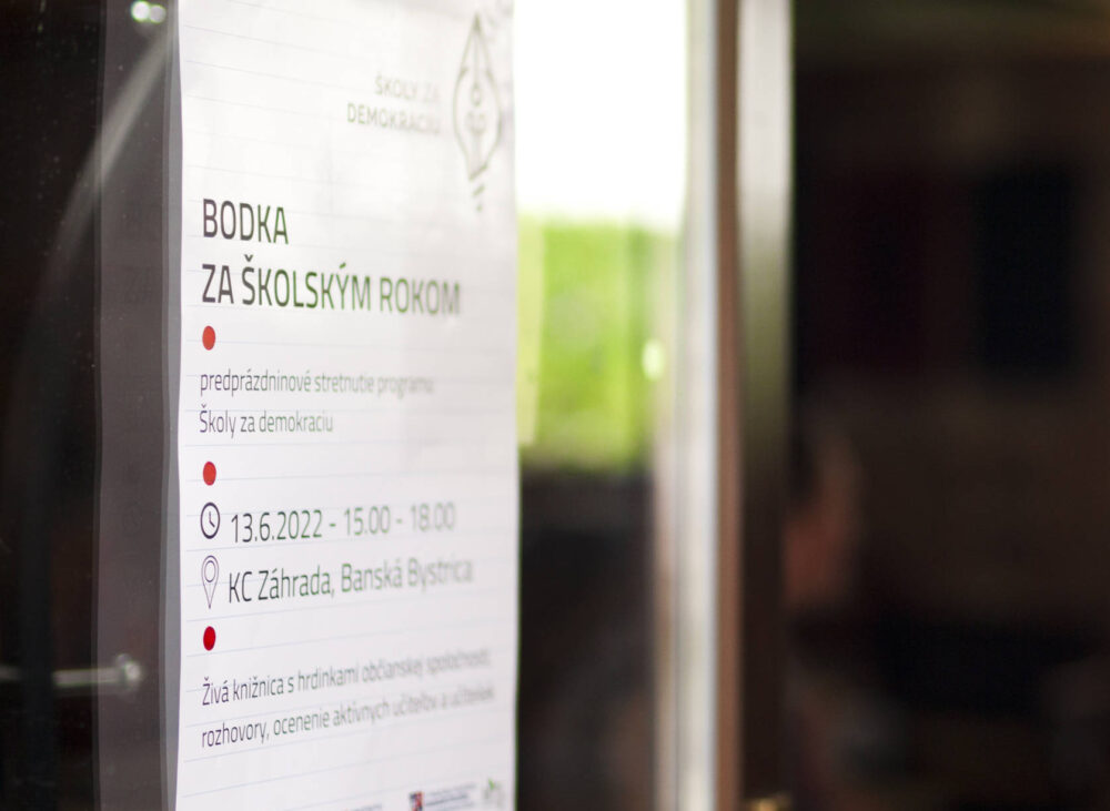 [Školy za demokraciu] Pomyselná bodka