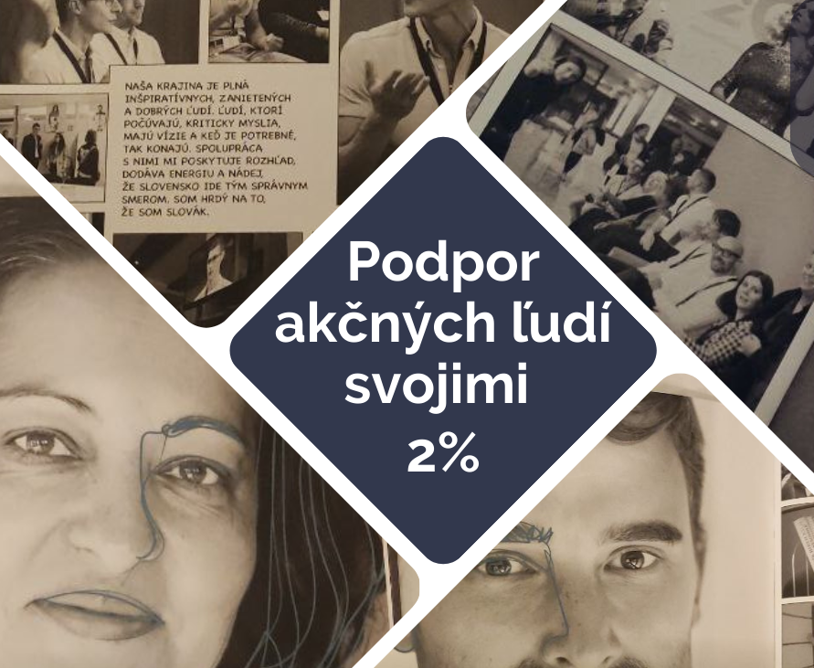2% z dane aktívnym komunitám